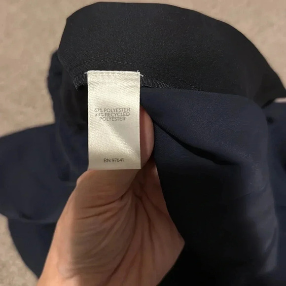 J.Jill Wearever Collection Easy Care Womens 3X Skirt Skort in Navy Blue EUC - Picture 6 of 6